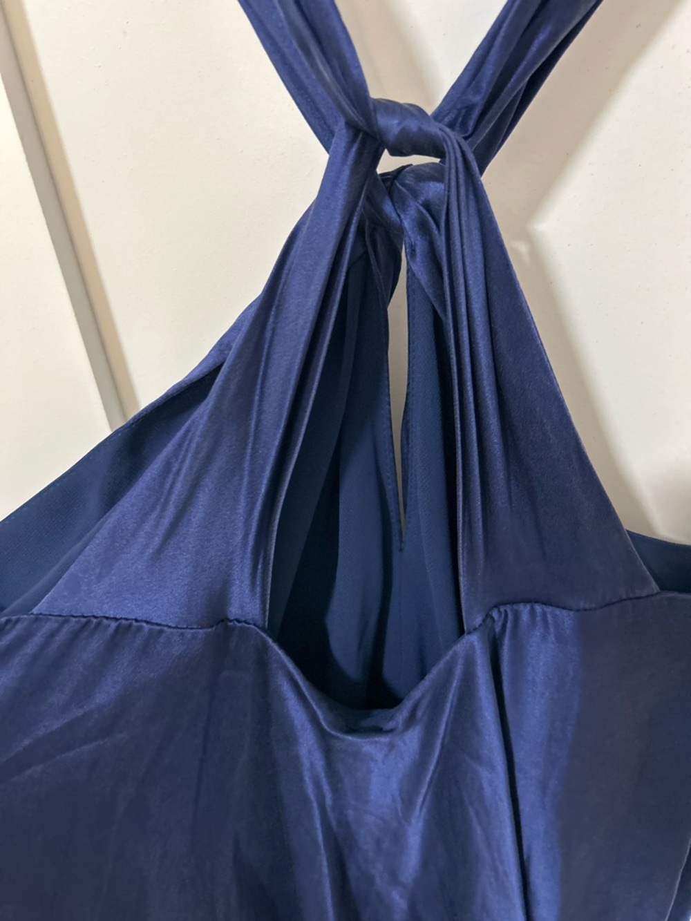 Banana Republic Silk Navy Blue Mini Dress - Picture 5 of 6